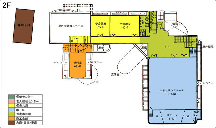 各階施設平面図2階